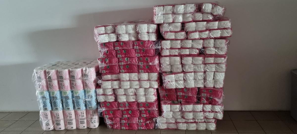 Donacija toalet papira i papirnatih ručnika